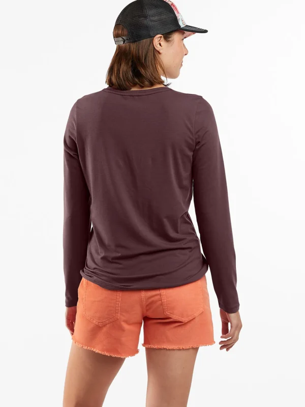 Aviatrix Long Sleeve V Neck Tee>Title Nine Best Sale