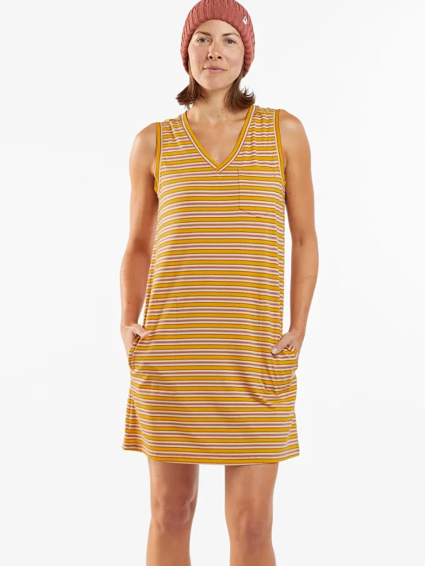 Aviatrix Sleeveless Pocket Dress>Title Nine Online