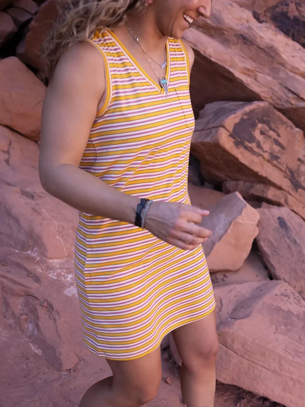Aviatrix Sleeveless Pocket Dress>Title Nine Online