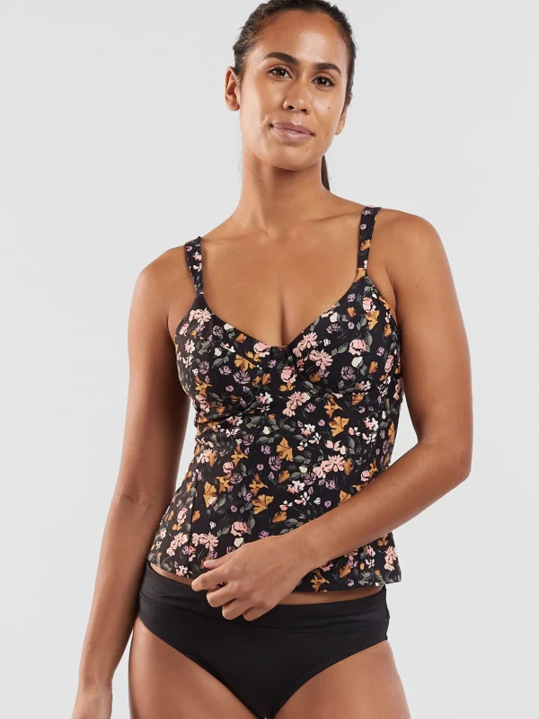 Bodacious 2.0 Underwire Tankini Top - English Garden>Title Nine Flash Sale