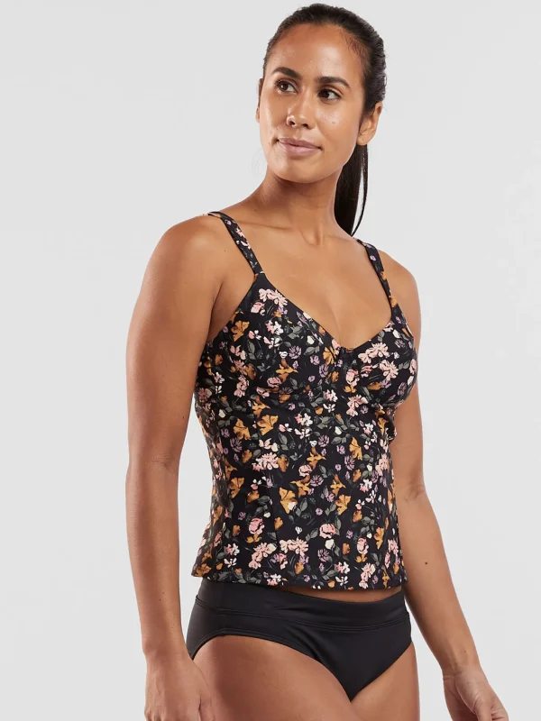 Bodacious 2.0 Underwire Tankini Top - English Garden>Title Nine Flash Sale