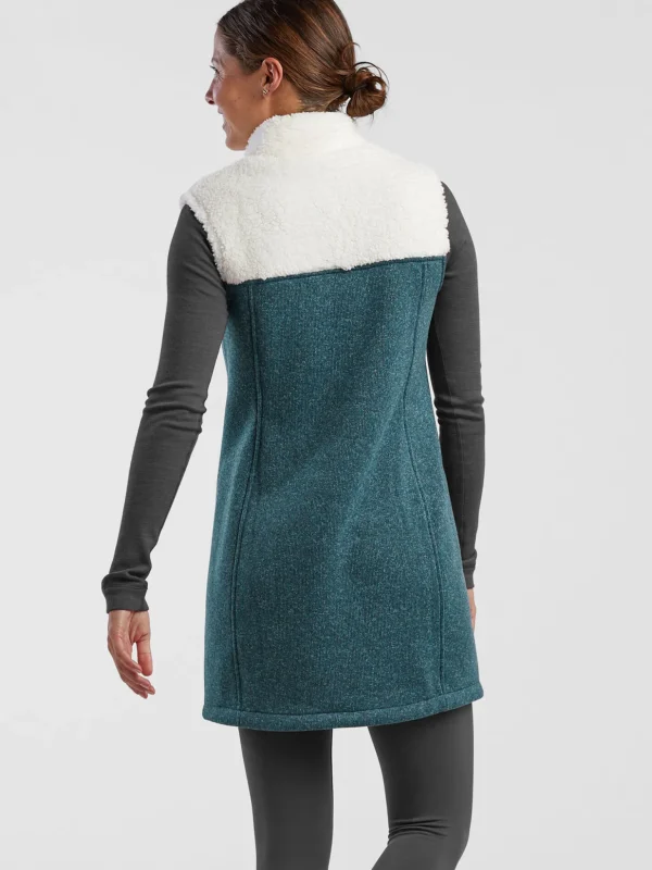 Callitrix Fleece Vest Dress>Title Nine Discount