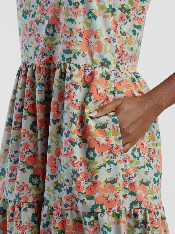 Crusher Tiered Dress>Title Nine Outlet