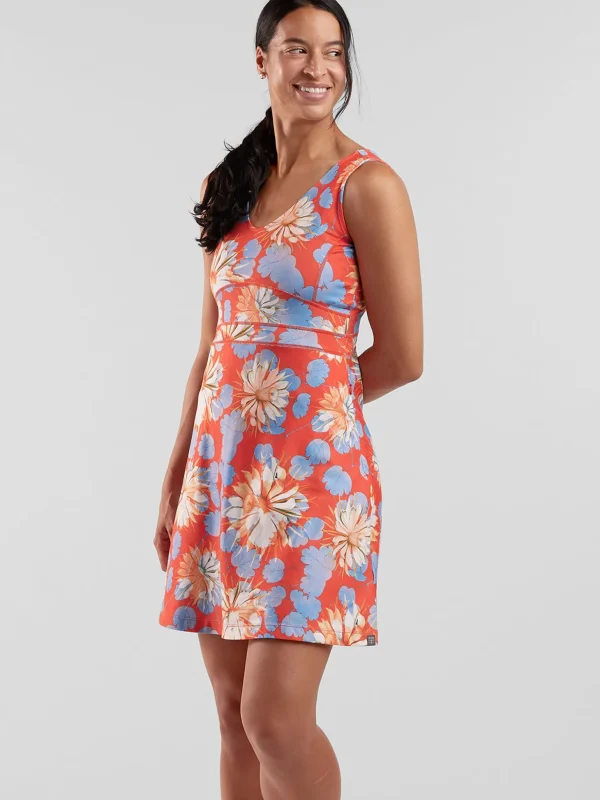 Dream V Neck Dress - Camellia>Title Nine Sale