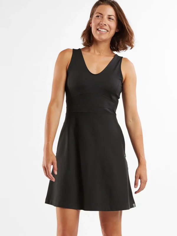 Dream V Neck Dress - Solid>Title Nine Cheap