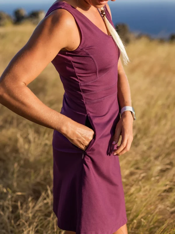 Dream V Neck Dress - Solid>Title Nine Cheap