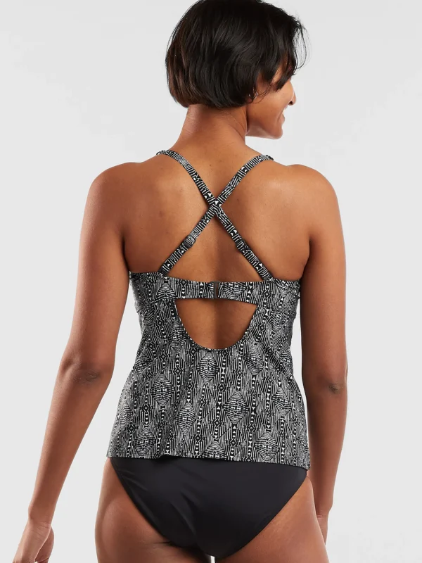 Fortuna Underwire Tankini Top - Uluwatu>Title Nine Clearance