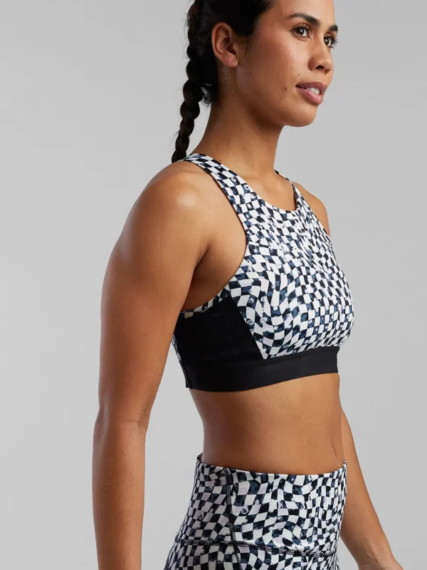 Goldilocked And Loaded Pocket Sports Bra>Title Nine Clearance