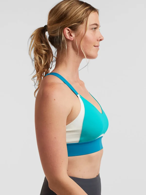 Goldilocked Strappy Sports Bra>Title Nine Sale