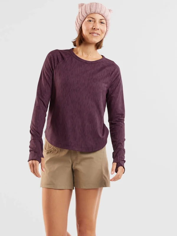 Grace Raglan Long Sleeve Tee - Flatlands>Title Nine Cheap