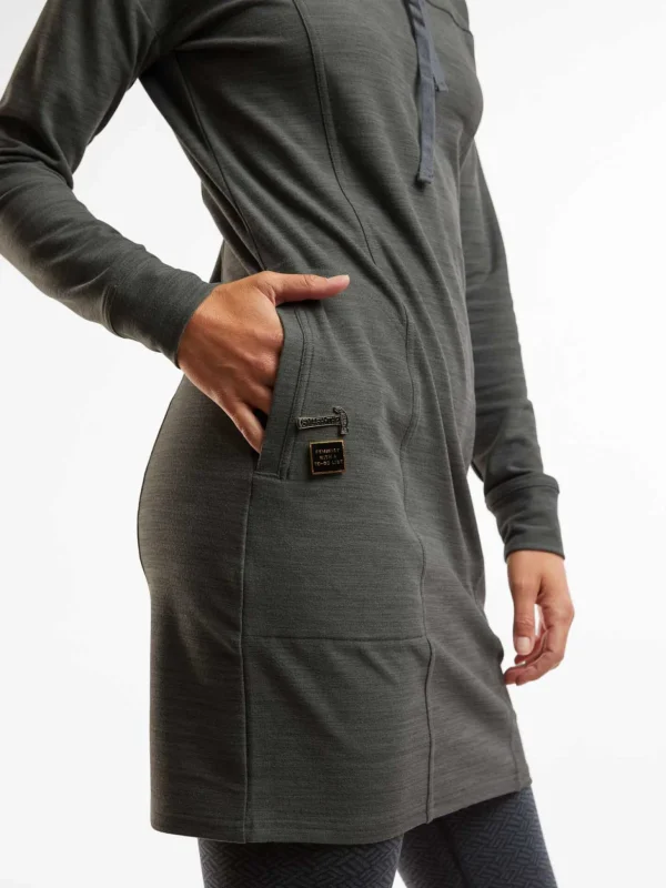 Hibernation Hoodie Dress>Title Nine New