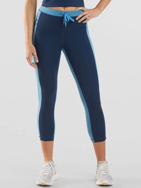 Mad Dash Lite Capri - Colorblock>Title Nine Cheap