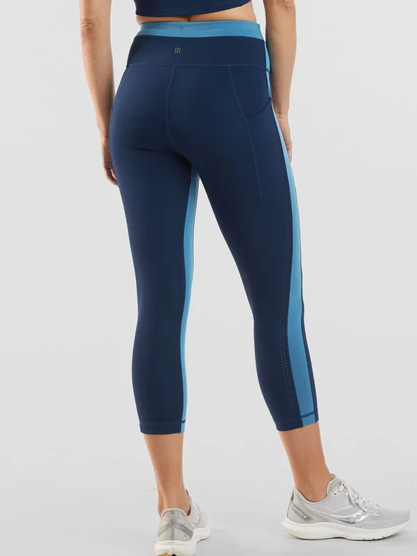 Mad Dash Lite Capri - Colorblock>Title Nine Cheap