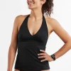 Makai Halter Tankini Top - Solid>Title Nine Fashion