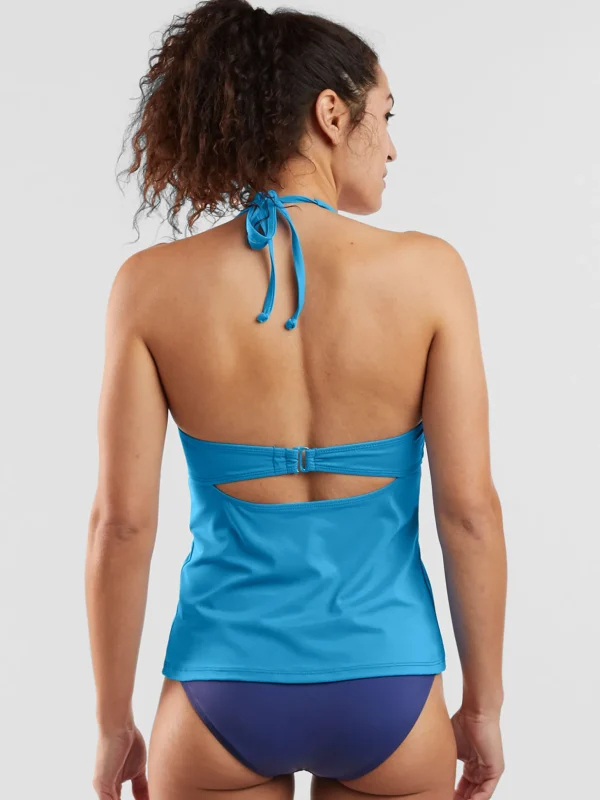 Makai Halter Tankini Top - Solid>Title Nine Fashion