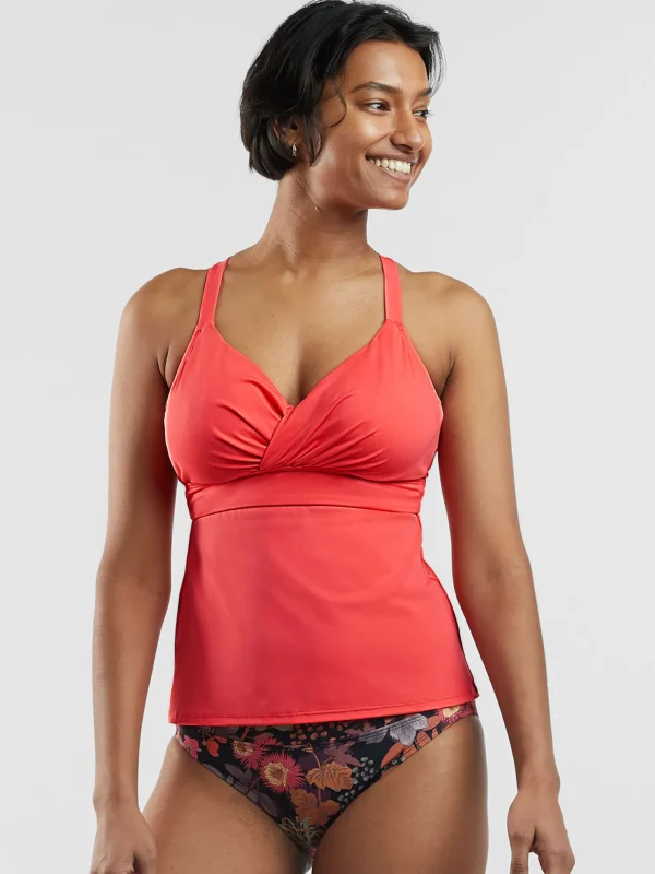 Metis Underwire Tankini Top - Solid>Title Nine Flash Sale