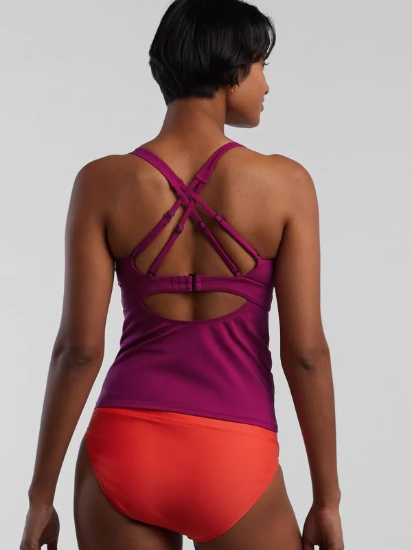 Metis Underwire Tankini Top - Solid>Title Nine Flash Sale