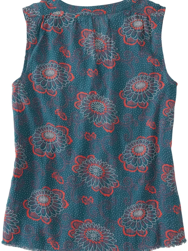 Moorea Gauze Sleeveless Top>Title Nine Shop