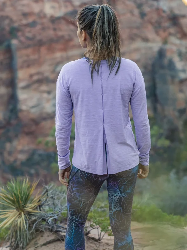 Phoenix Pleat Back Long Sleeve Top>Title Nine Cheap