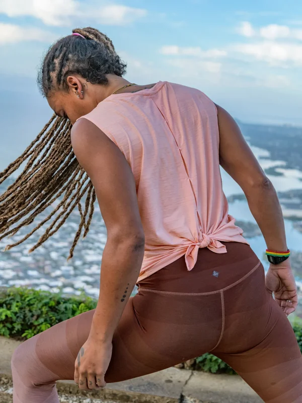 Phoenix Pleat Back Tank Top>Title Nine Flash Sale