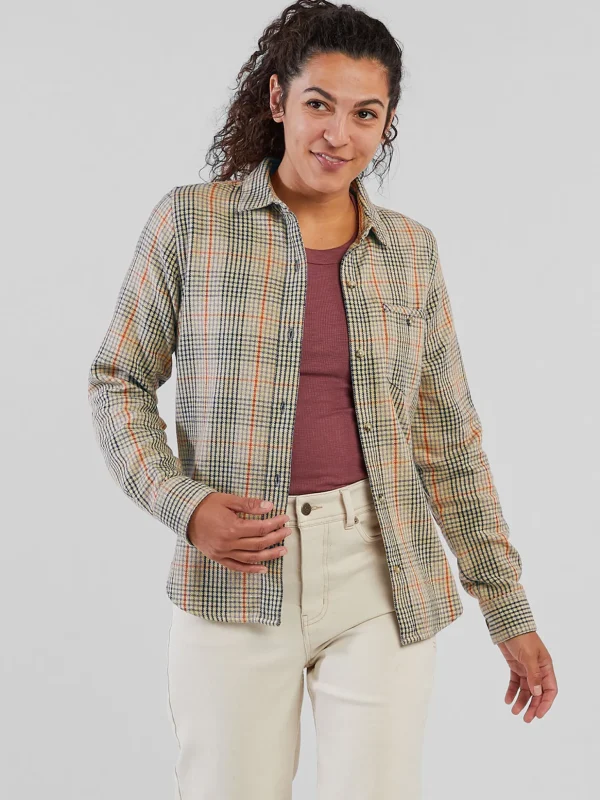 Plaiditude Heavyweight Flannel Shirt>Title Nine Flash Sale