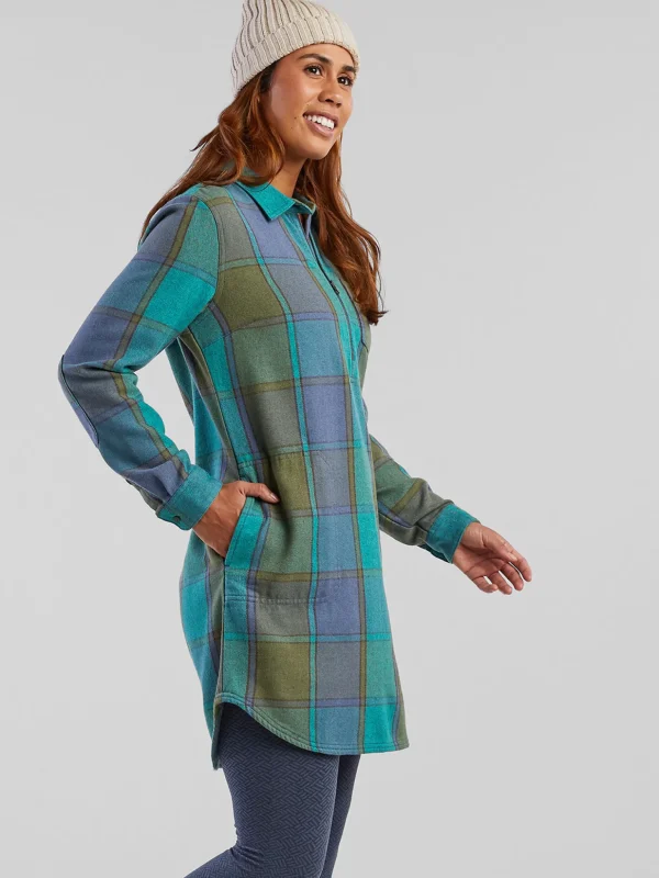 Plaiditude Heavyweight Flannel Shirtdress>Title Nine Online