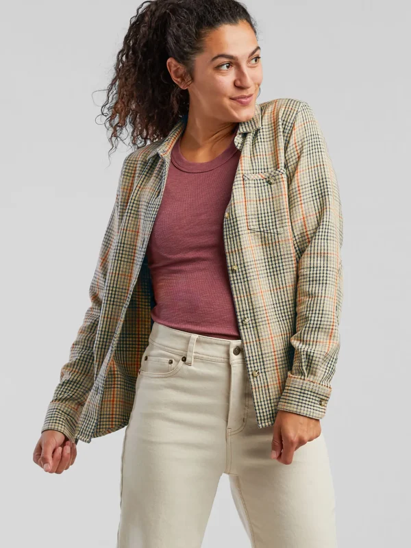 Plaiditude Heavyweight Flannel Shirt>Title Nine Flash Sale