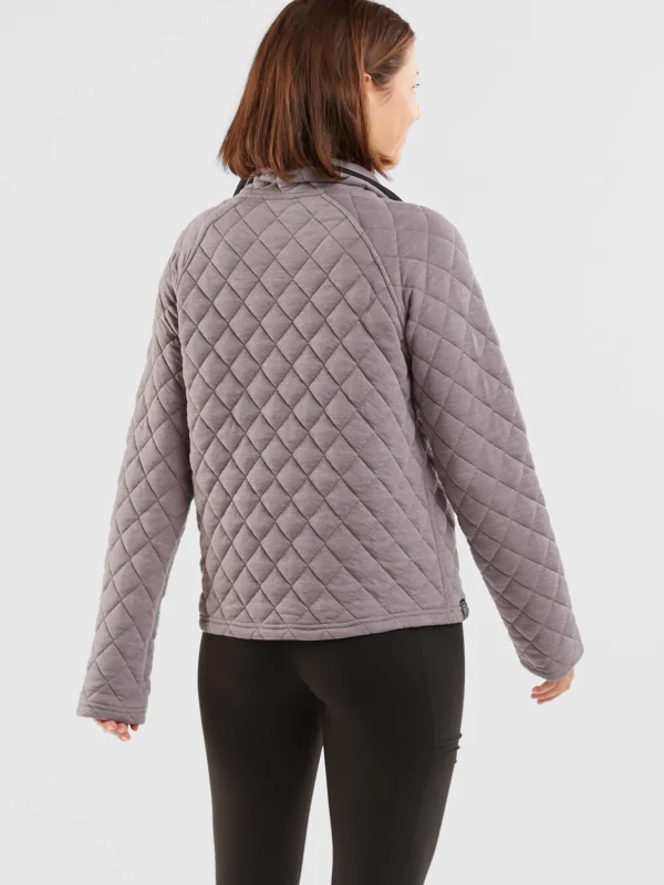 Power Up Quilted Snap Pullover>Title Nine Sale