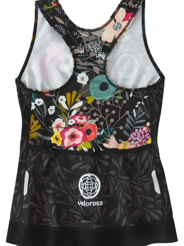 Ride Relentless Cycling Tank Top - Night Garden>Title Nine Online