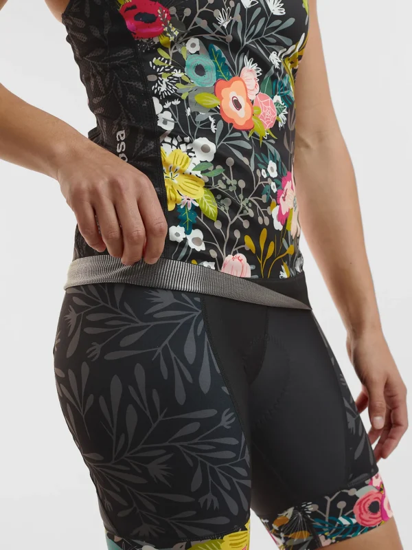 Ride Relentless Cycling Tank Top - Night Garden>Title Nine Online