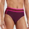 Rockaway High Waisted Bikini Bottom - Colorblock>Title Nine Discount