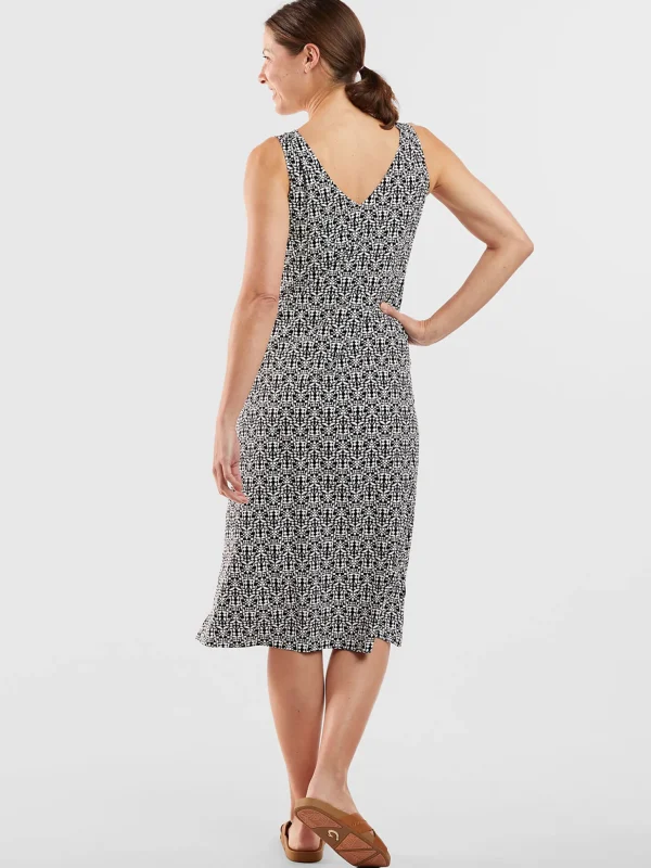 Round Trip Midi Dress - Turkish Delight>Title Nine Outlet
