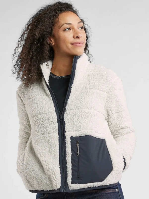 Rushmore Reversible Sherpa Jacket>Title Nine Cheap