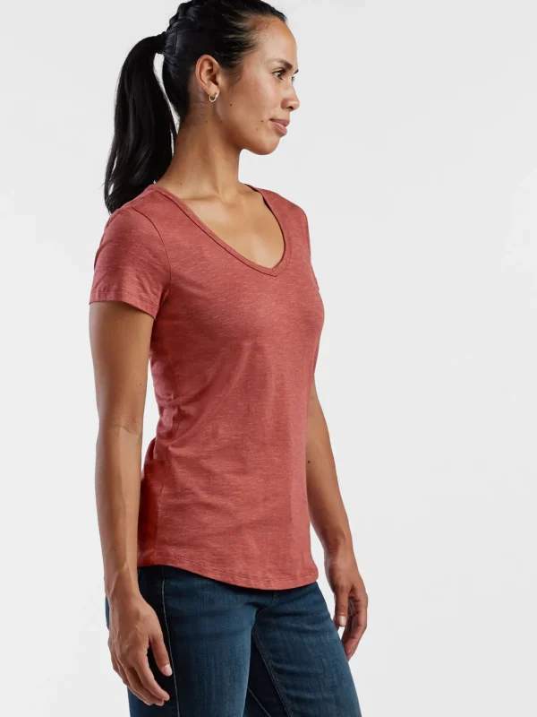 Samba V Neck Tee>Title Nine Discount