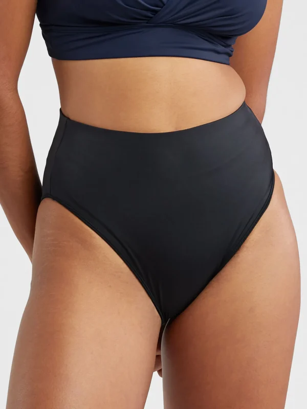 Streamline High Waisted Bikini Bottom - Solid>Title Nine Flash Sale