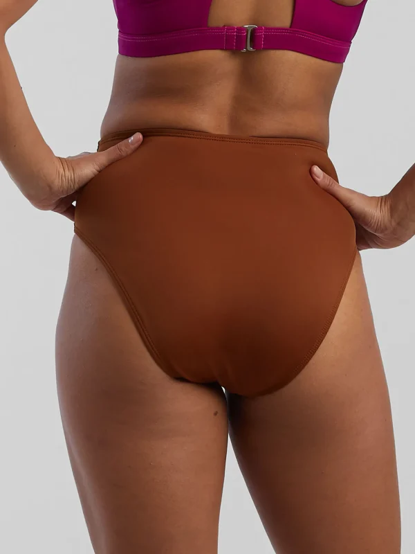 Streamline High Waisted Bikini Bottom - Solid>Title Nine Flash Sale