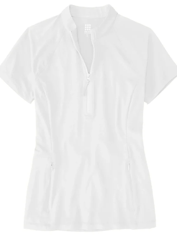 Sunbuster 1/2 Zip Short Sleeve Sun Shirt - Solid>Title Nine Hot