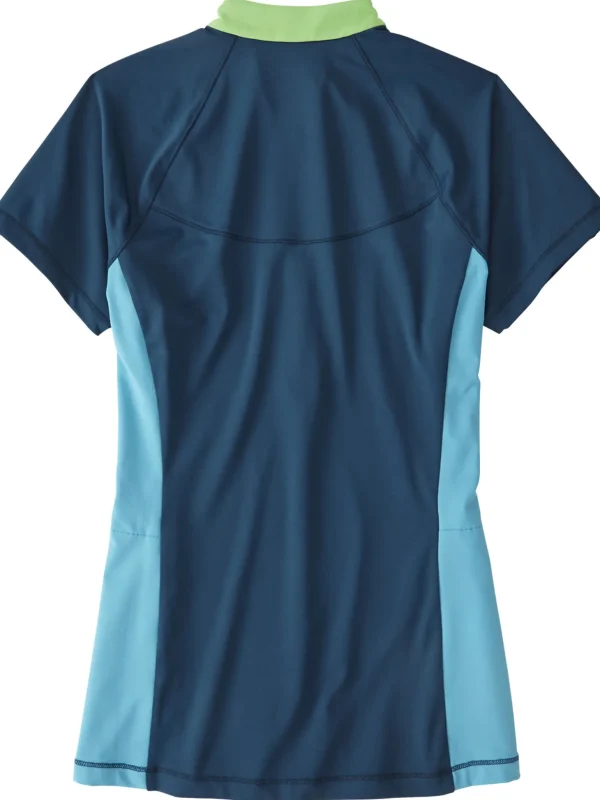 Sunbuster 1/2 Zip Short Sleeve Sun Shirt - Solid>Title Nine Cheap