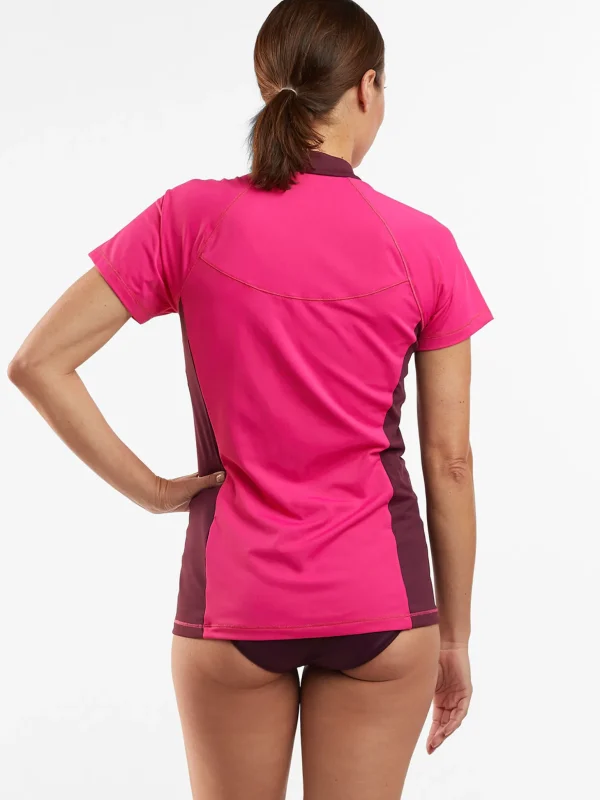 Sunbuster 1/2 Zip Short Sleeve Sun Shirt - Solid>Title Nine Hot