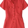 Trestles Short Romper>Title Nine Hot