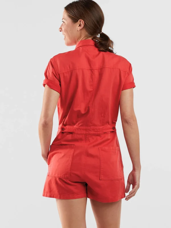 Trestles Short Romper>Title Nine Hot