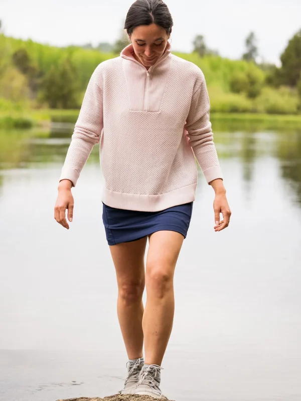 Woolicious Waffle 1/4 Zip Sweater - Solid>Title Nine Best Sale