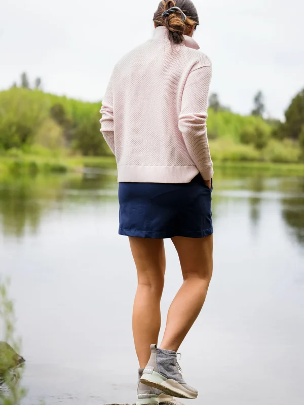 Woolicious Waffle 1/4 Zip Sweater - Solid>Title Nine Best Sale
