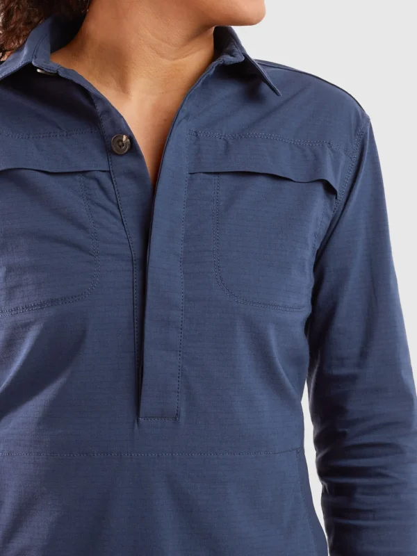 Wren Utility Shirt Dress - Solid>Title Nine Discount